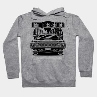 Hemi Cuda (Black Print) Hoodie